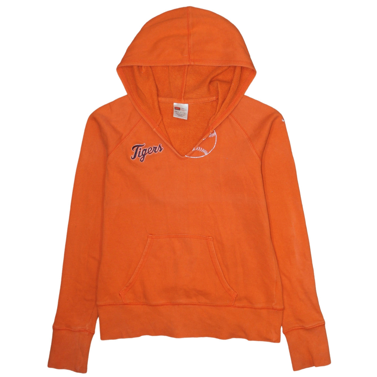 Nike Team Women’s Orange Tigers Pullover Hoodie Size M