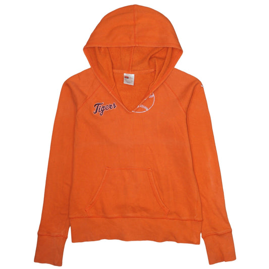 Nike Team Women’s Orange Tigers Pullover Hoodie Size M