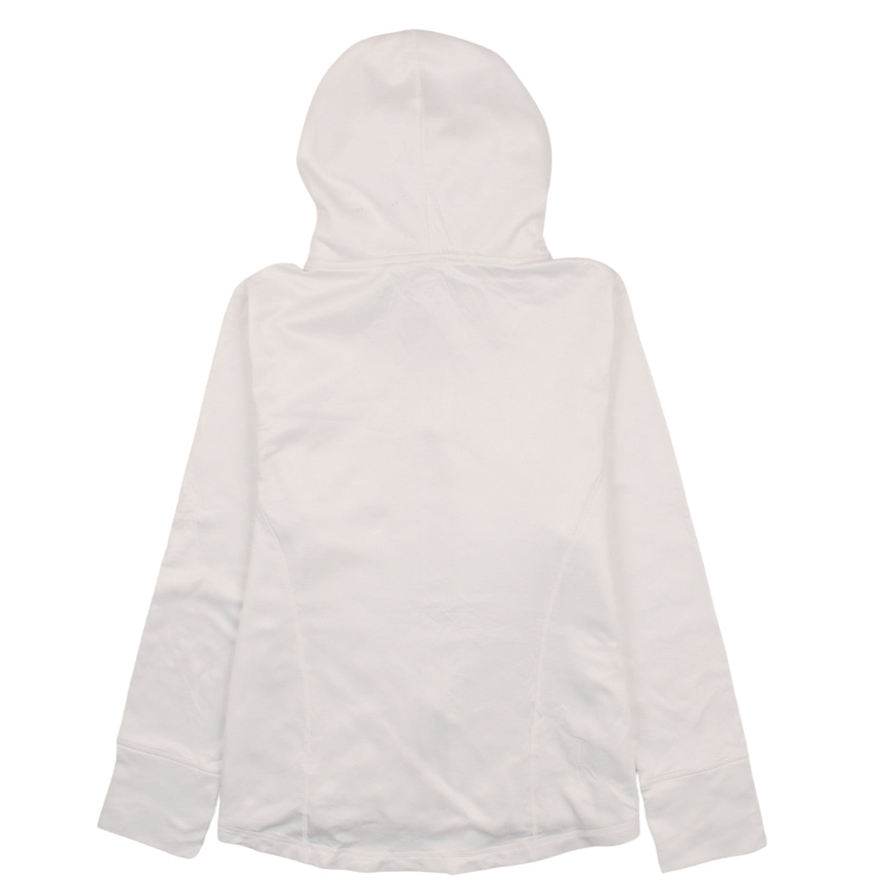Fila Sport Women White Full Zip Quilted Hoodie Size L