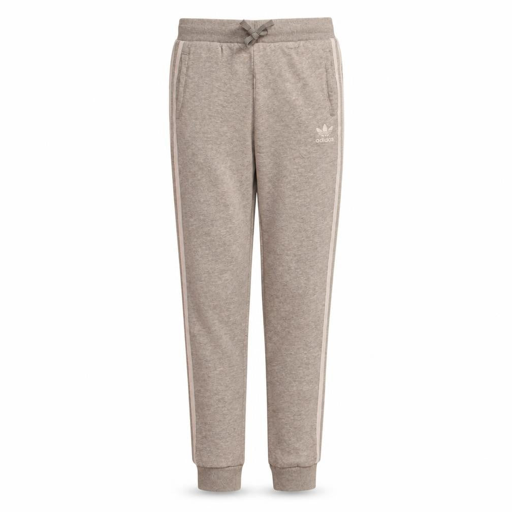 Adidas Boys Grey Jogger Sweatpants 14 Years Elastic Waist Side Stripe
