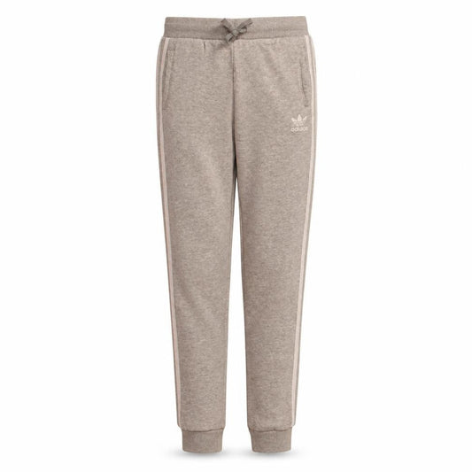 Adidas Boys Grey Jogger Sweatpants 14 Years Elastic Waist Side Stripe