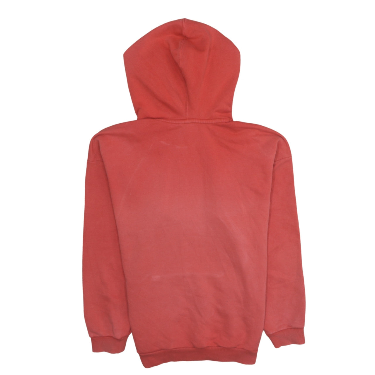 Adidas Women’s Red Pullover Hoodie Size 8 Logo Print Cotton Sweatshirt