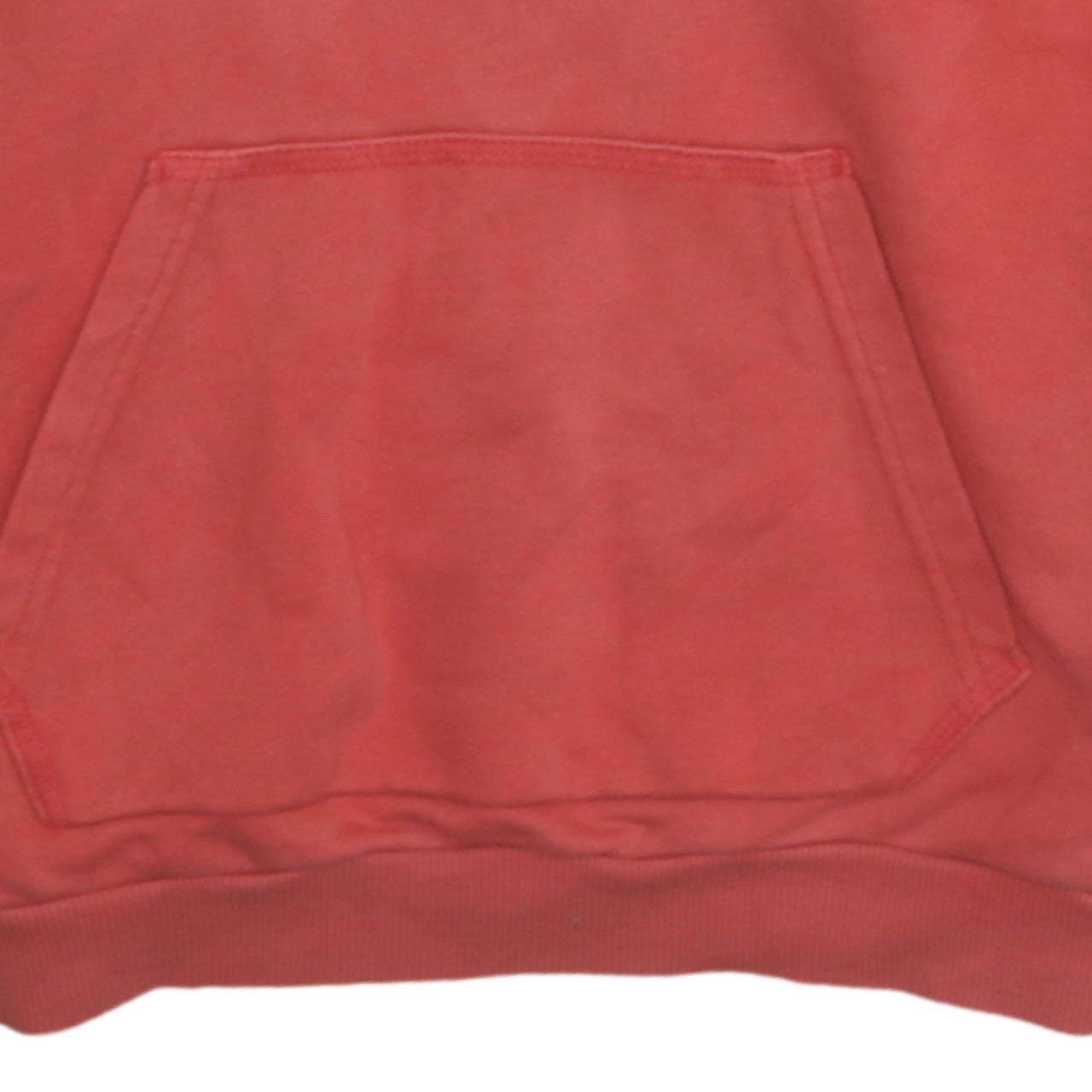 Adidas Women’s Red Pullover Hoodie Size 8 Logo Print Cotton Sweatshirt
