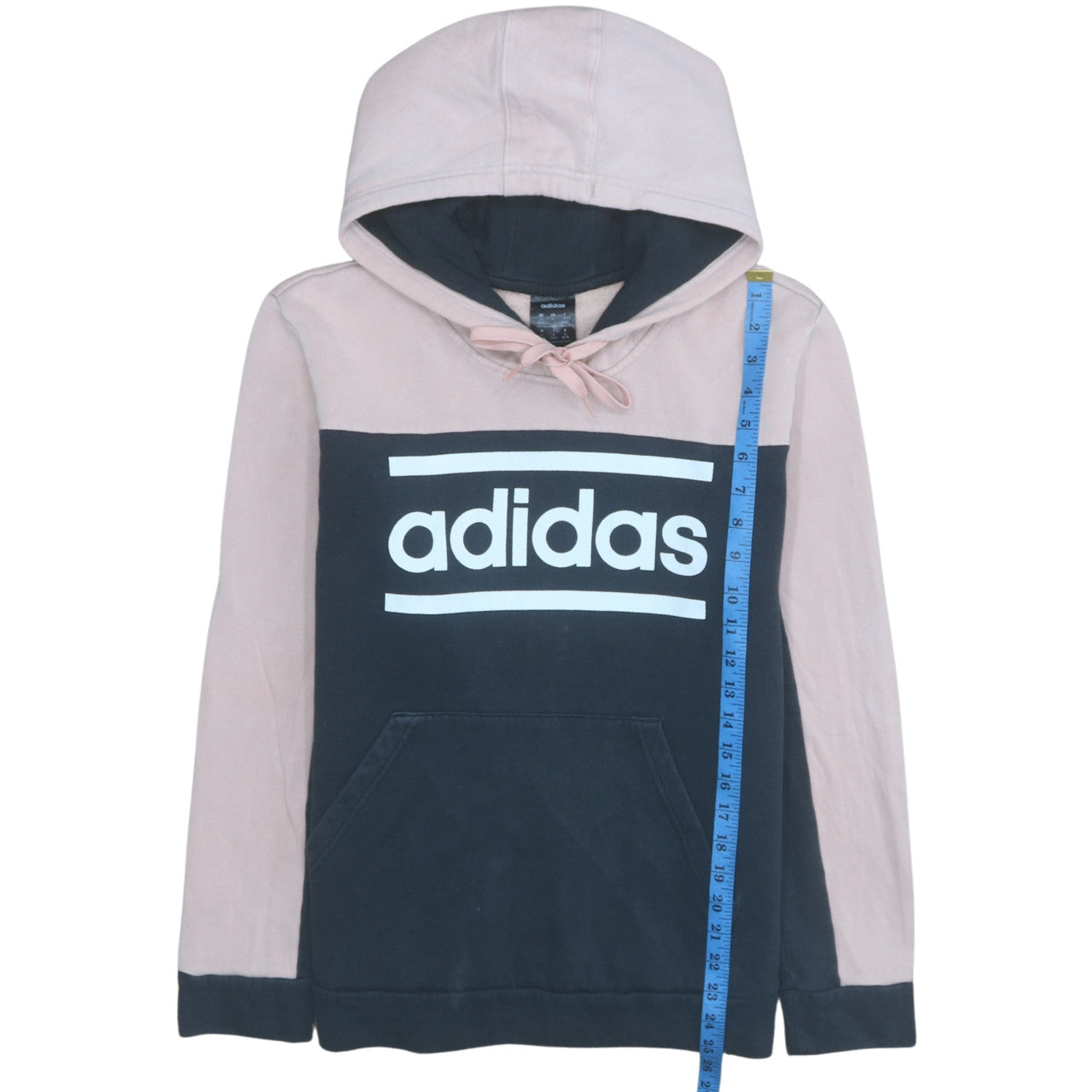 Adidas Womens Pink & Black XL Pullover Hoodie Sweatshirt