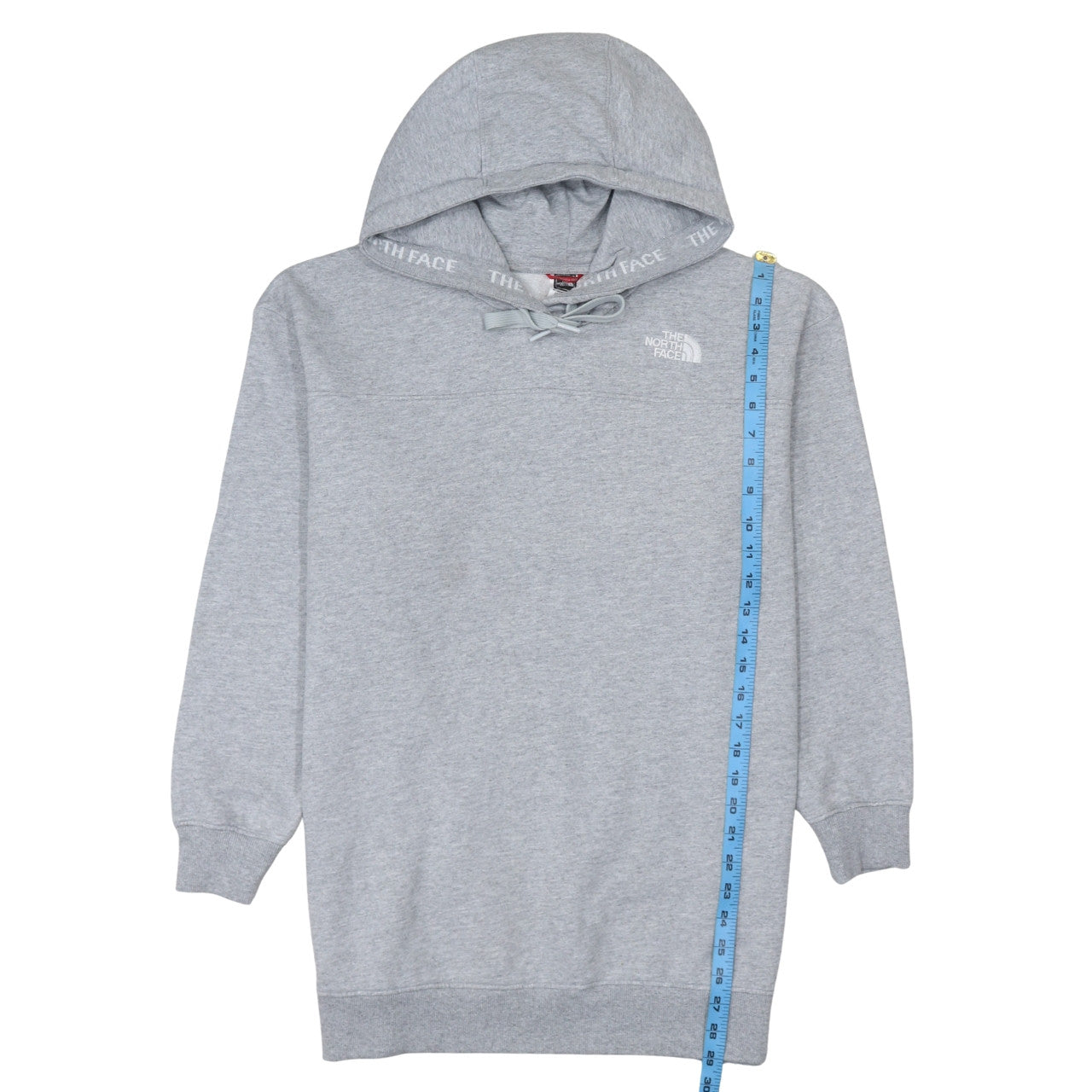 The North Face Women's Grey Pullover Hoodie XL Cotton Blend