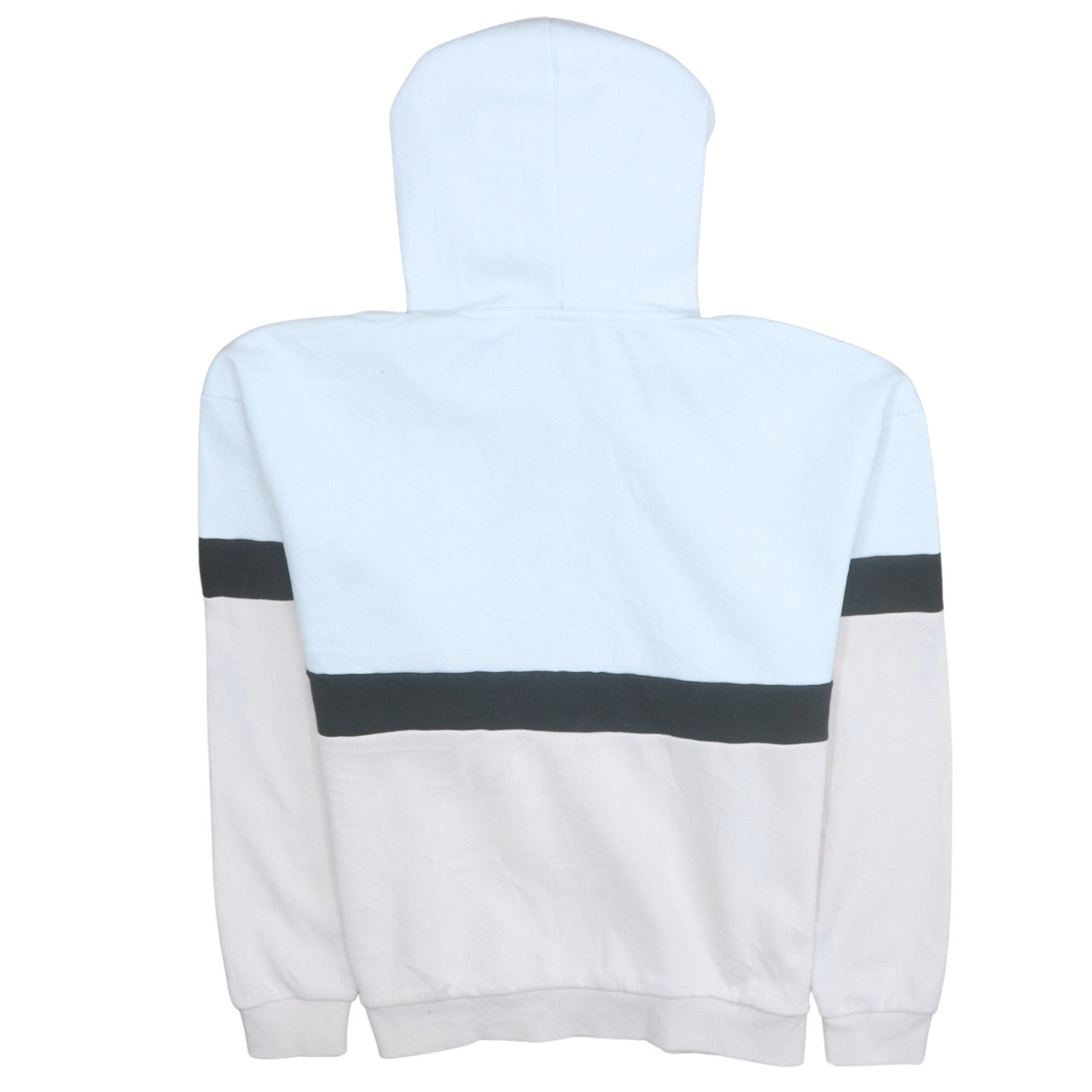 FILA Womens Blue Colourblock Pullover Hoodie Size L