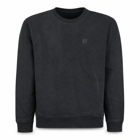 Fila Men's Black Crew Neck Sweatshirt Size M Pullover Classic Style