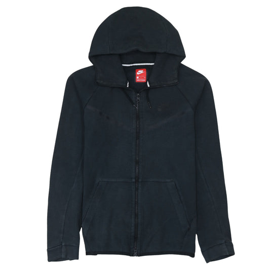 Nike Men's Black Small Full Zip Fleece Hoodie