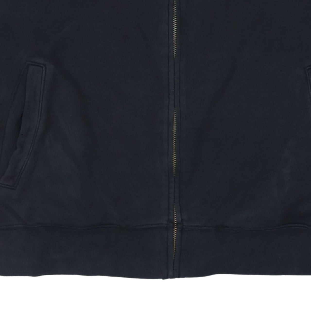 Russell Men’s Black Full Zip Sweatshirt XL Graphic Print Fleece