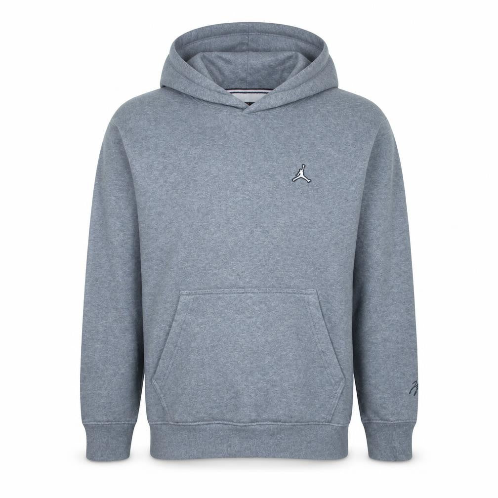 Jordan Men's Grey Pullover Hoodie Size M Regular Fit Sportswear