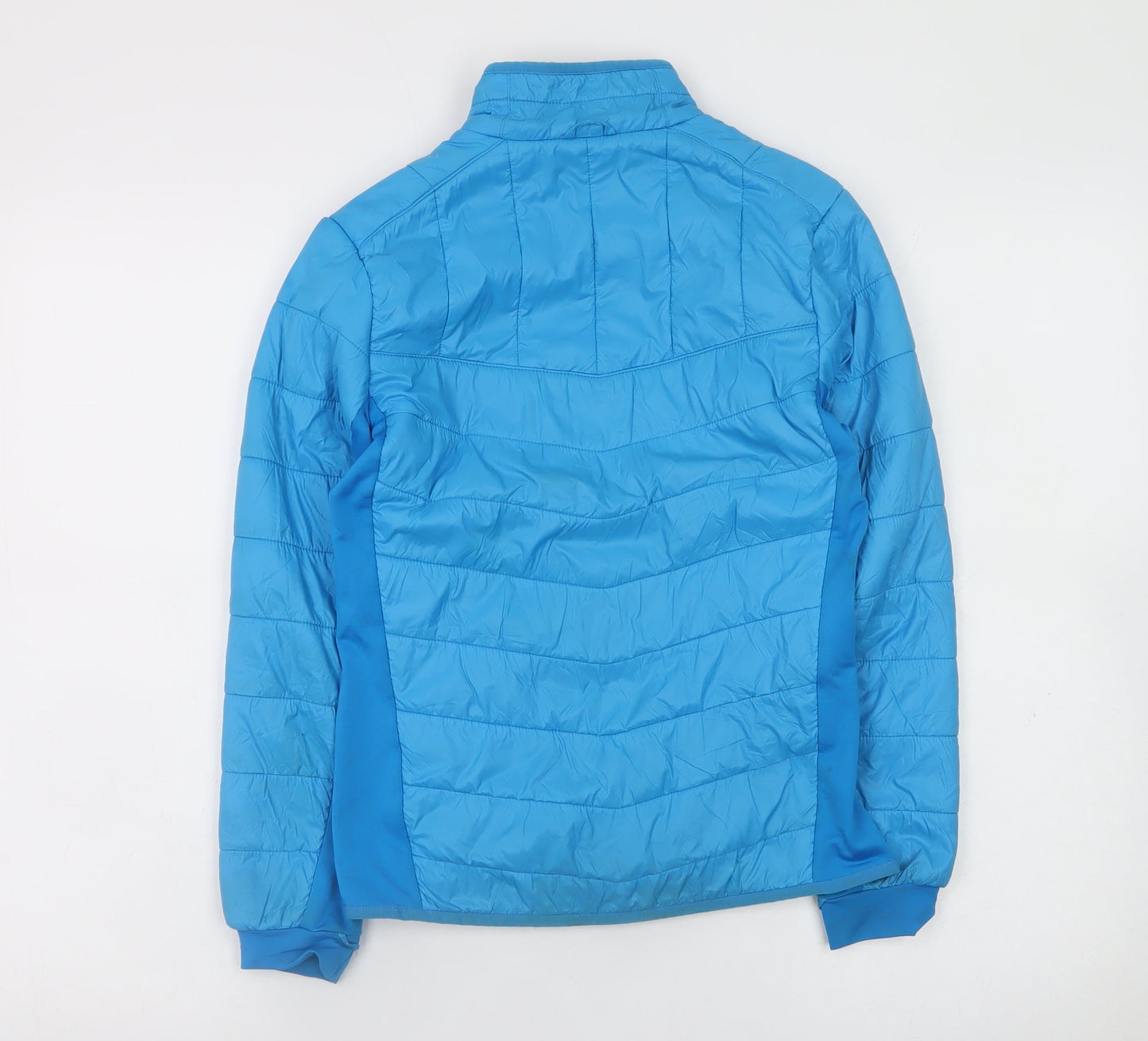 Quechua Boys Blue 10-11 Years Lightweight Puffer Jacket Full Zip