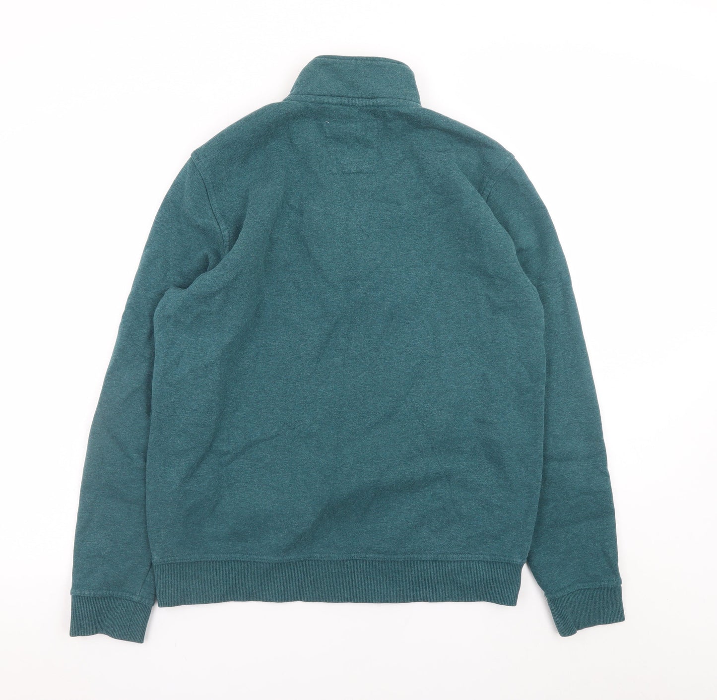 Crew Clothing Company Men's Green M 1/4 Zip Sweatshirt Pullover