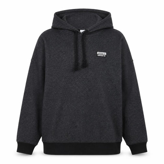Adidas Womens Black Size 10 Pullover Hoodie Cotton Blend