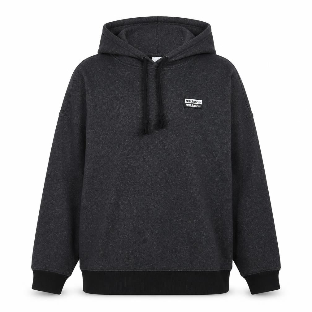 Adidas Womens Black Size 10 Pullover Hoodie Cotton Blend