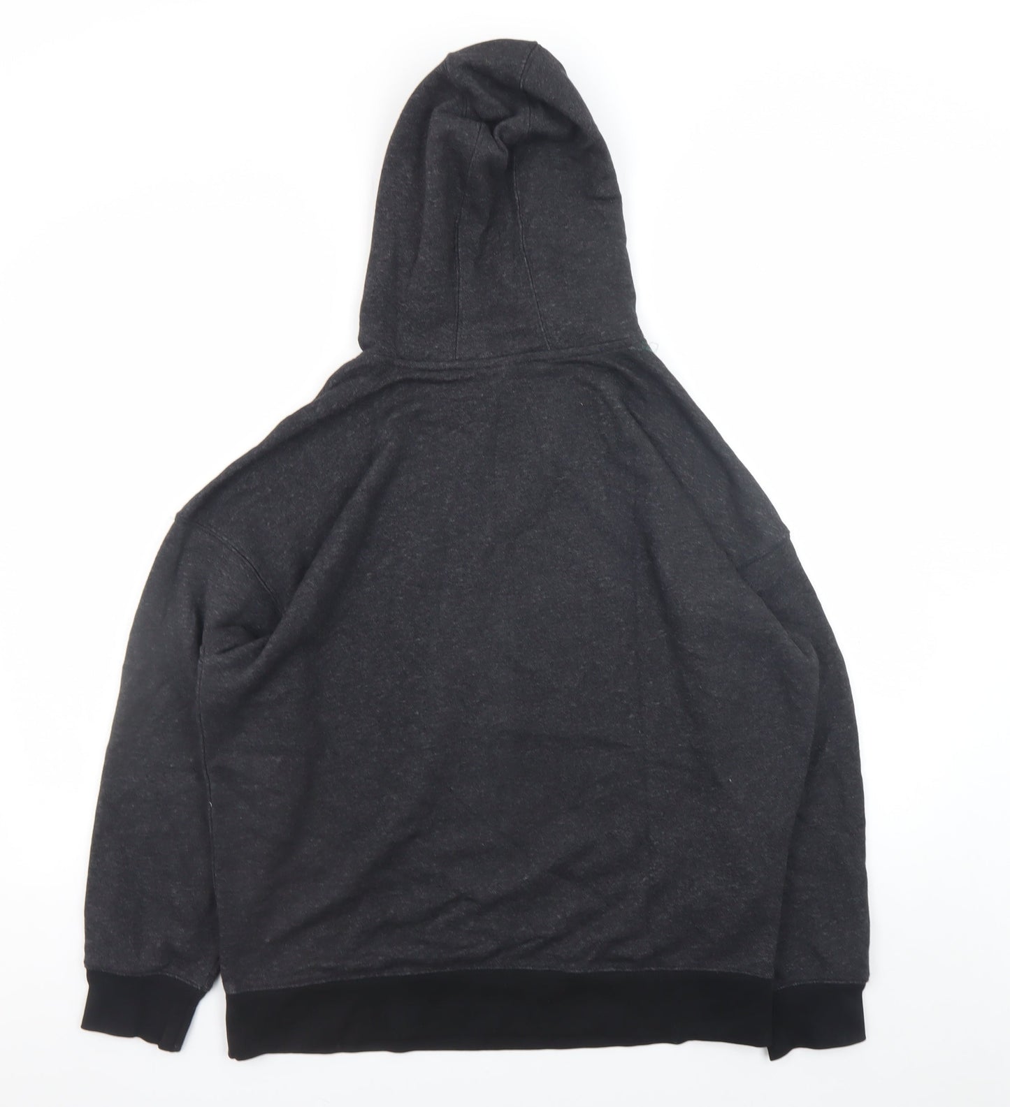 Adidas Womens Black Size 10 Pullover Hoodie Cotton Blend
