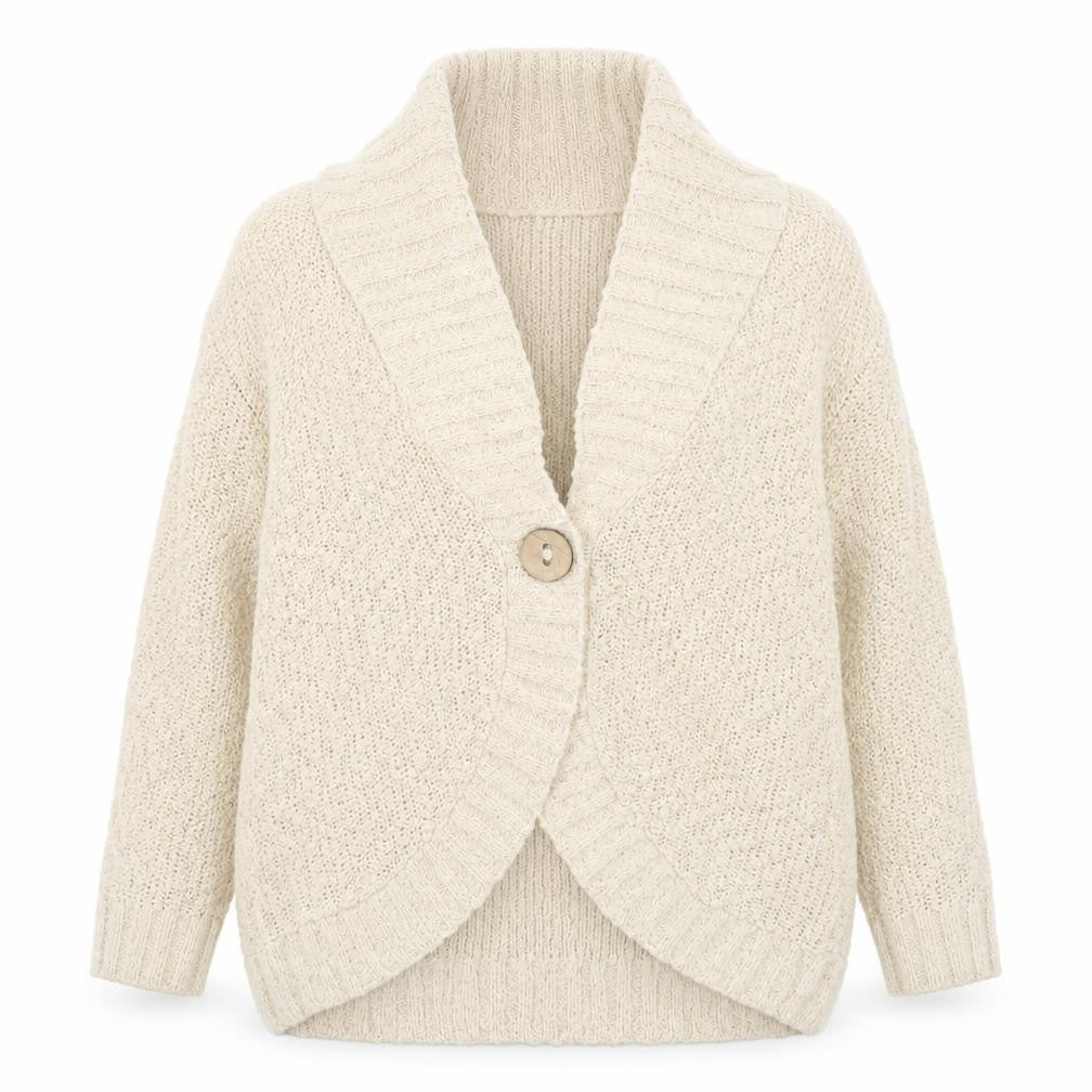 Marks & Spencer Women’s Beige Chunky Knit Cardigan UK 22