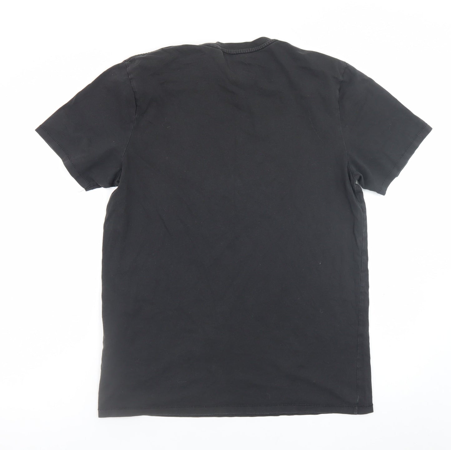 Levi's Men's Black Medium Crew Neck Graphic Print T-Shirt