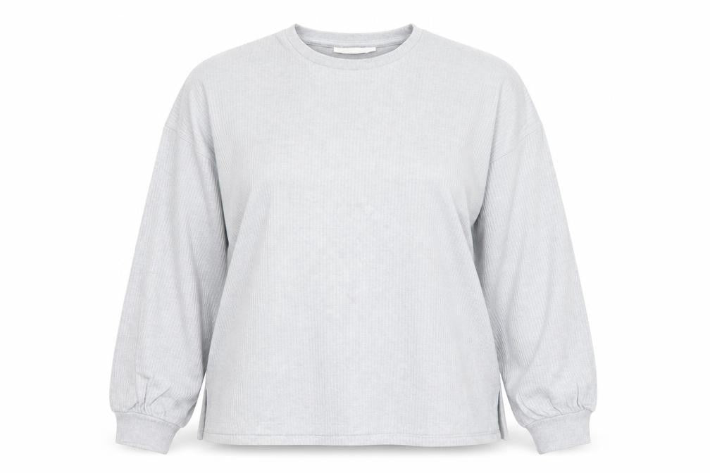 Marks & Spencer Women Grey L Pullover Crew Neck Jumper