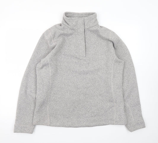 Rohan Womens Grey Fleece Pullover Sweatshirt L Warm Lightweight