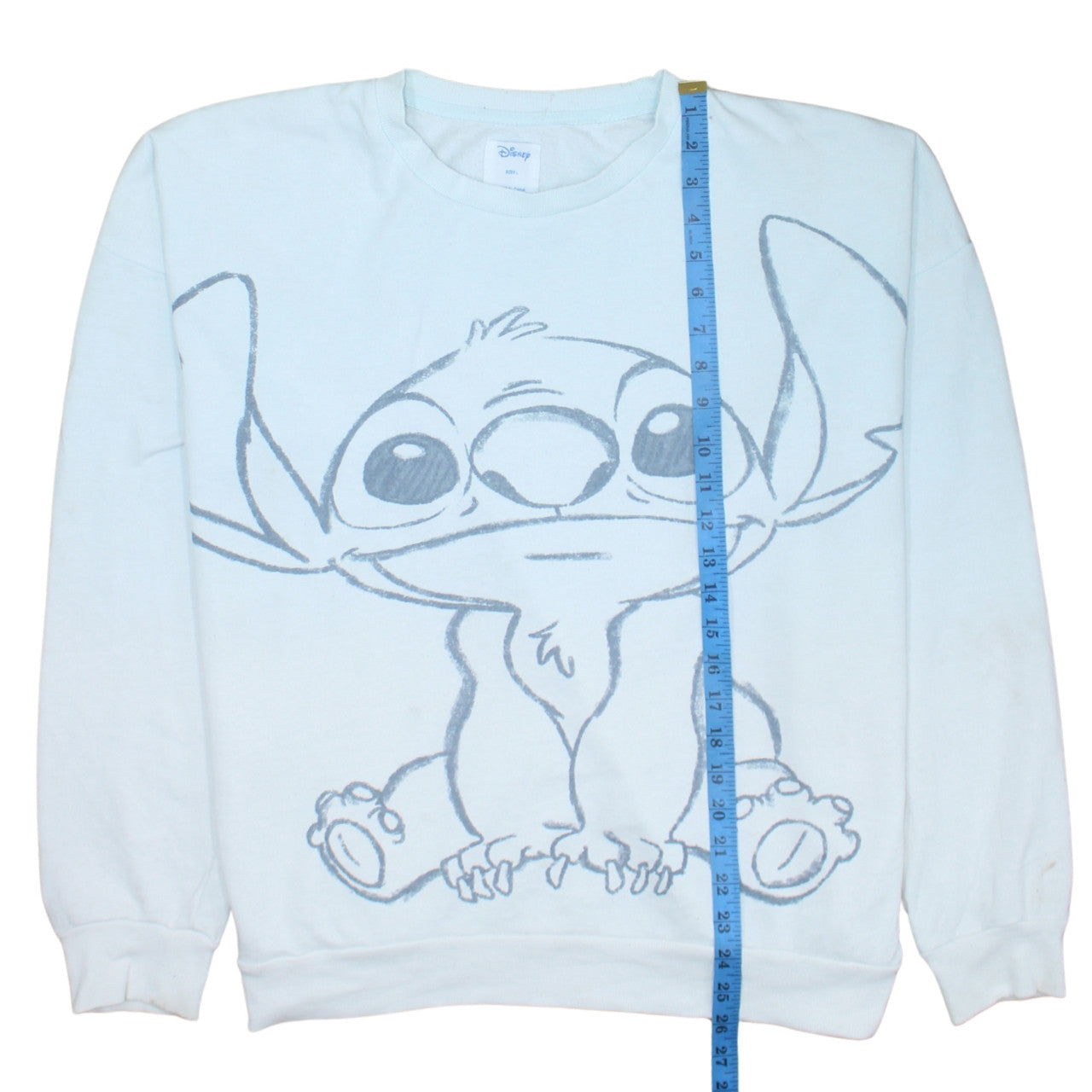 Disney Primark Women's Blue Stitch Sweatshirt Size L Pullover