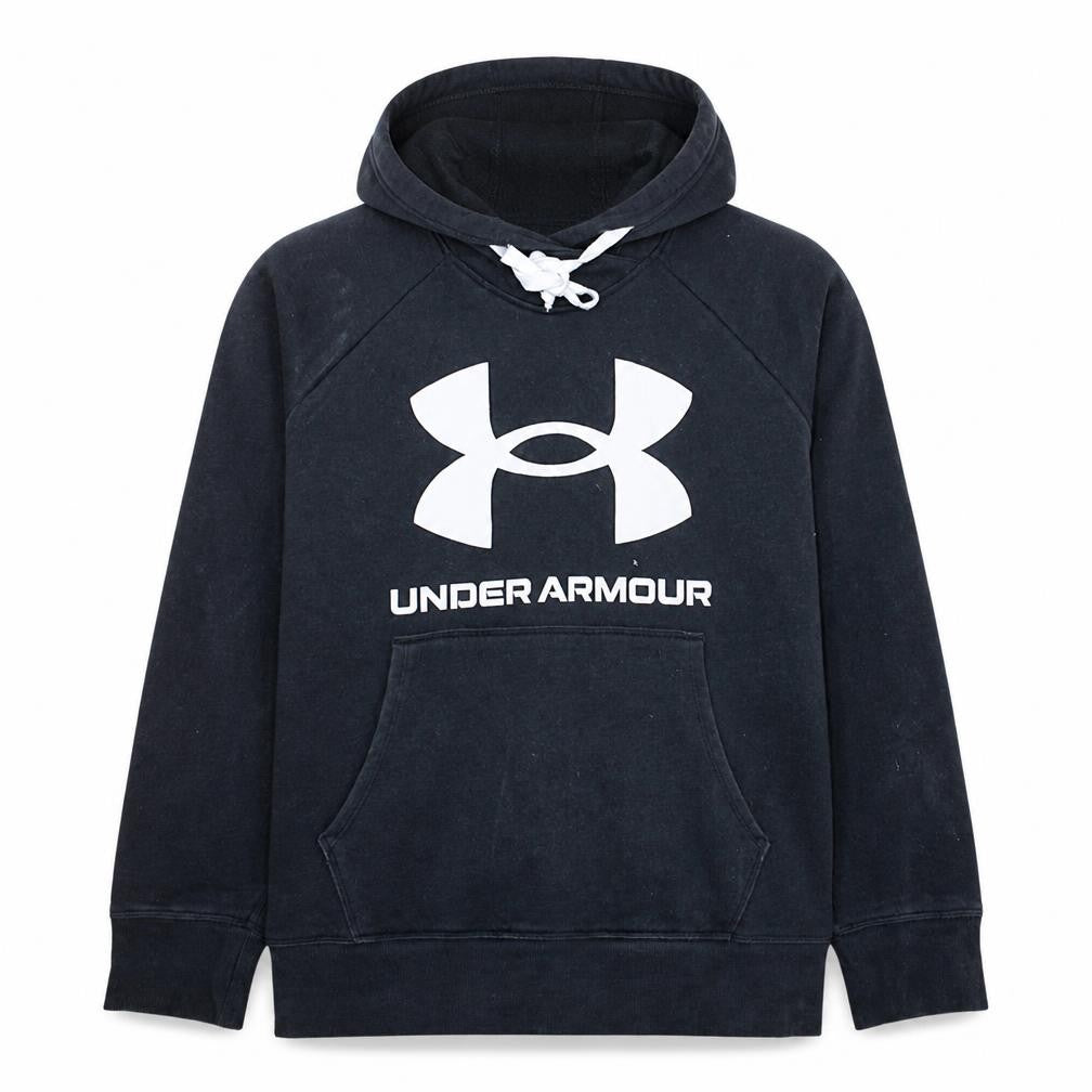 Under Armour Men's Black XL Pullover Hoodie with Logo