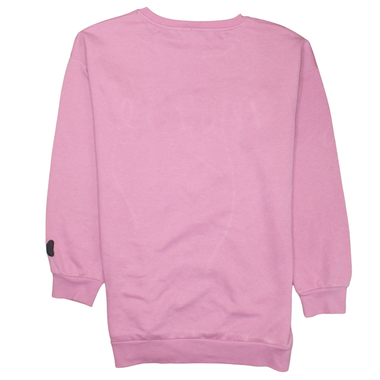 Disney Women Pink Minnie Crew Neck Pullover Sweatshirt Size L