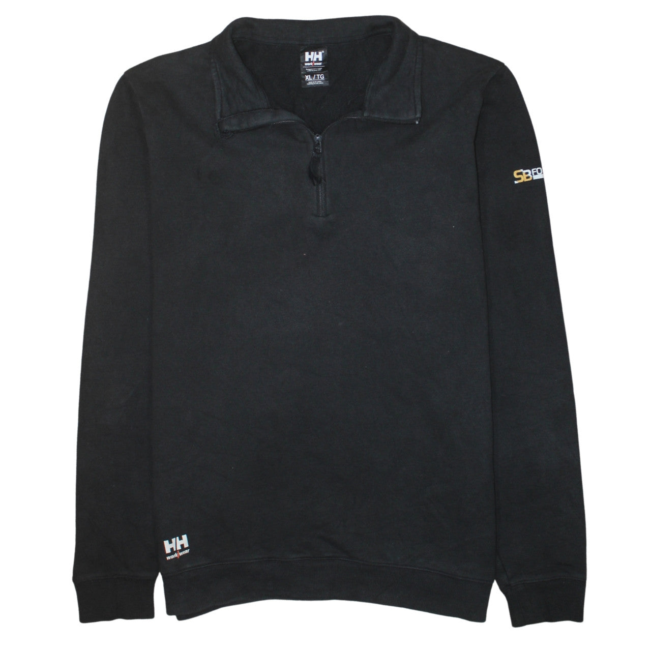 Helly Hansen Mens Black XL 1/4 Zip Workwear Sweatshirt
