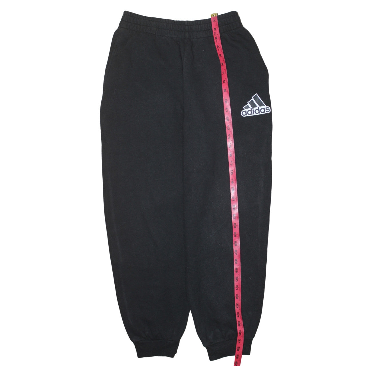 Adidas Men's Black Regular Fit Fleece Sweatpants Medium