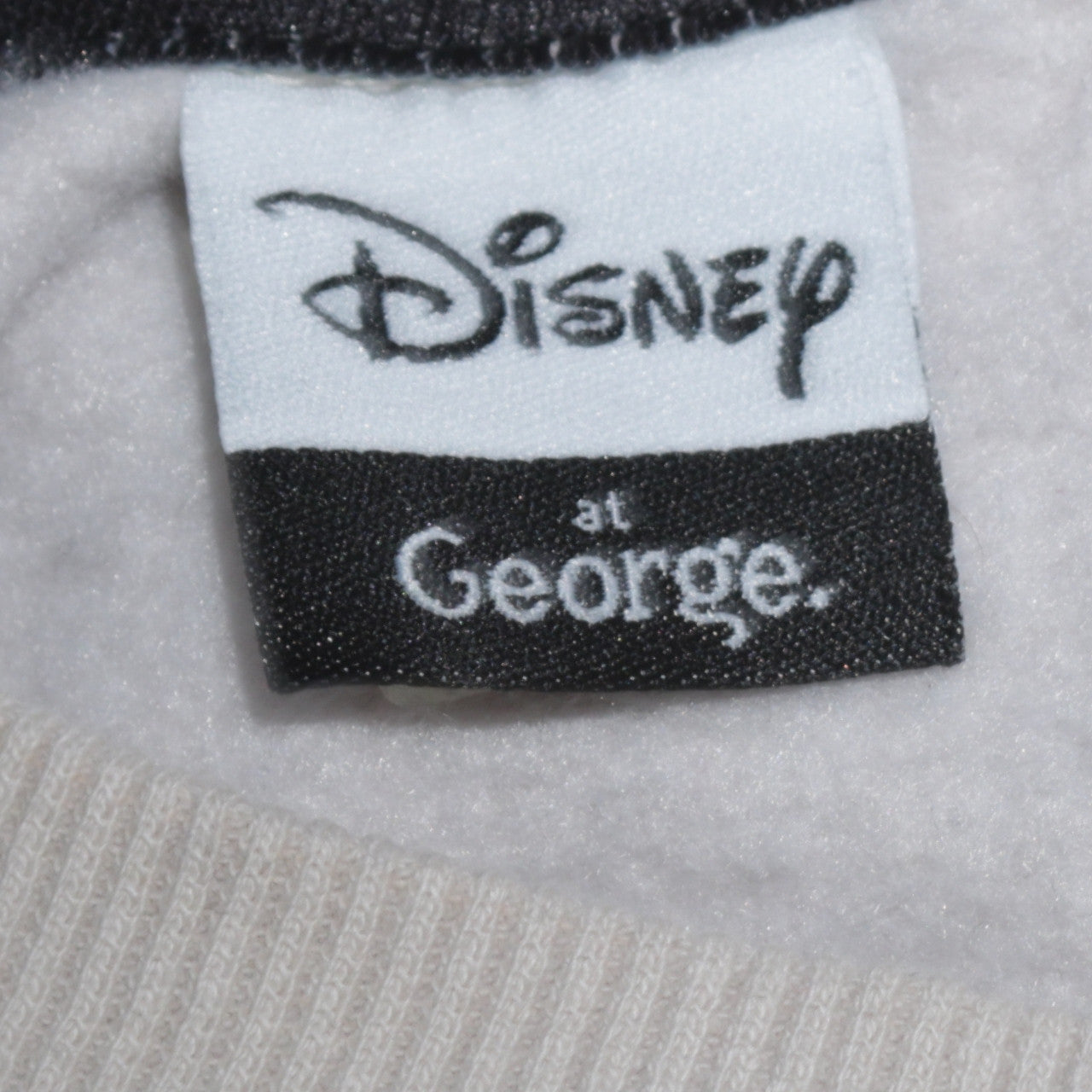 Disney at George Women's Beige Christmas Sweatshirt Size M 12-14