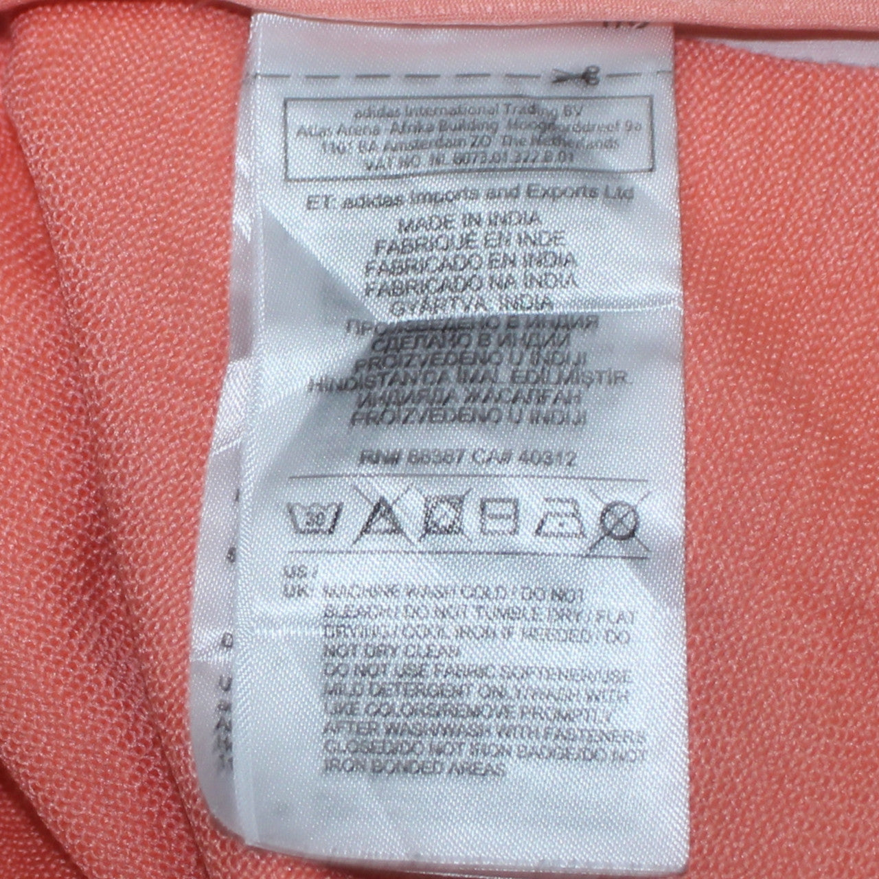 Adidas Womens Pink Medium Running Track Jacket Full Zip Lightweight