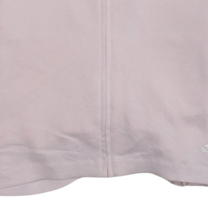 Additional view of Adidas women’s pink medium running track jacket full zip lightweight