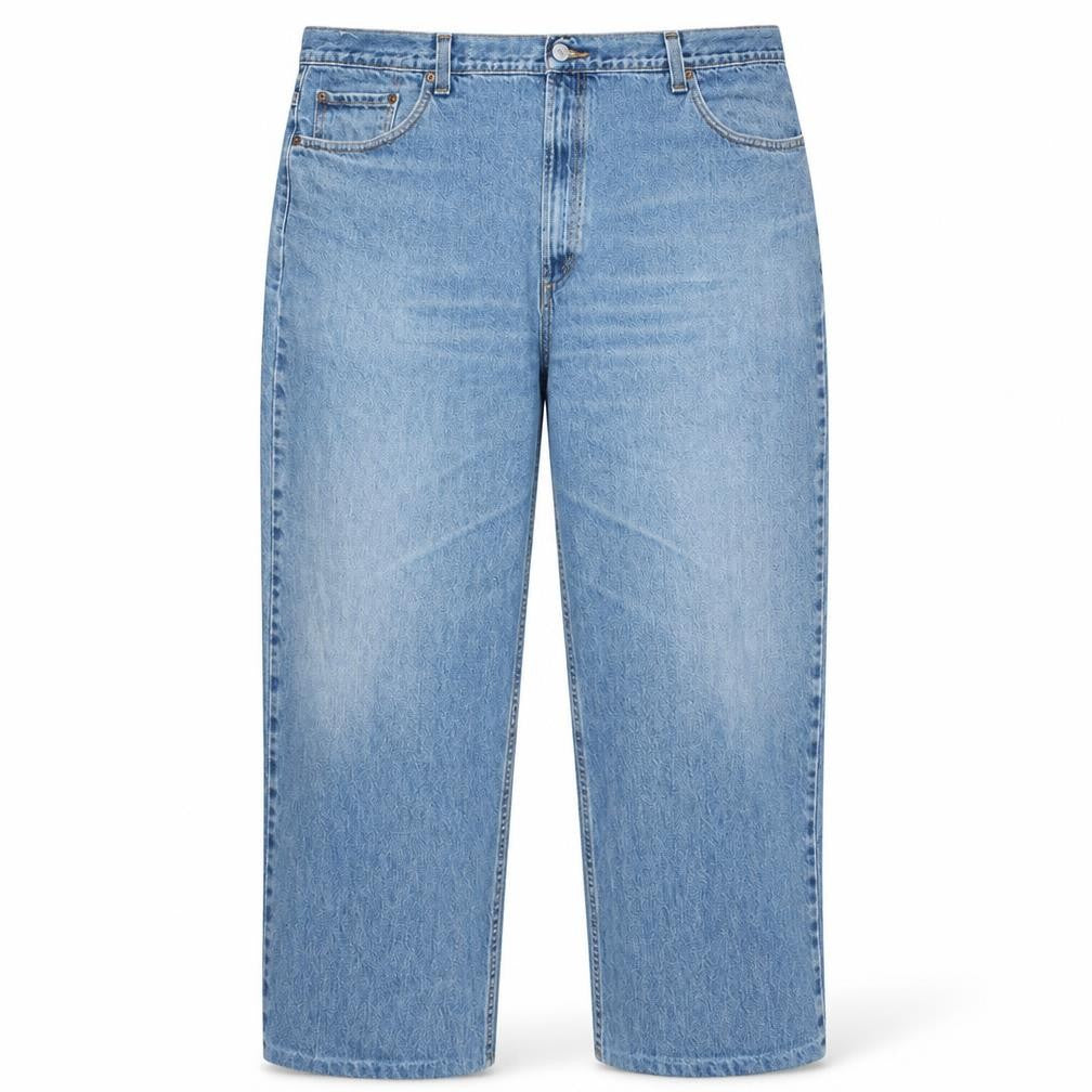 Levi's Men's Blue 550 Relaxed Fit Denim Jeans W46 L32 Straight Leg