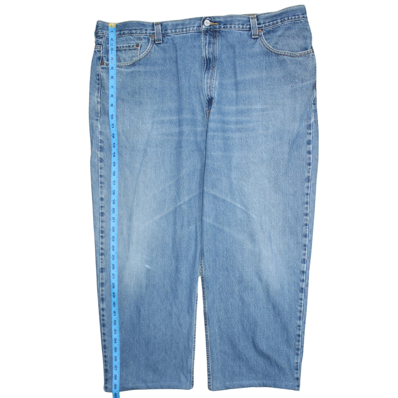 Levi's Men's Blue 550 Relaxed Fit Denim Jeans W46 L32 Straight Leg