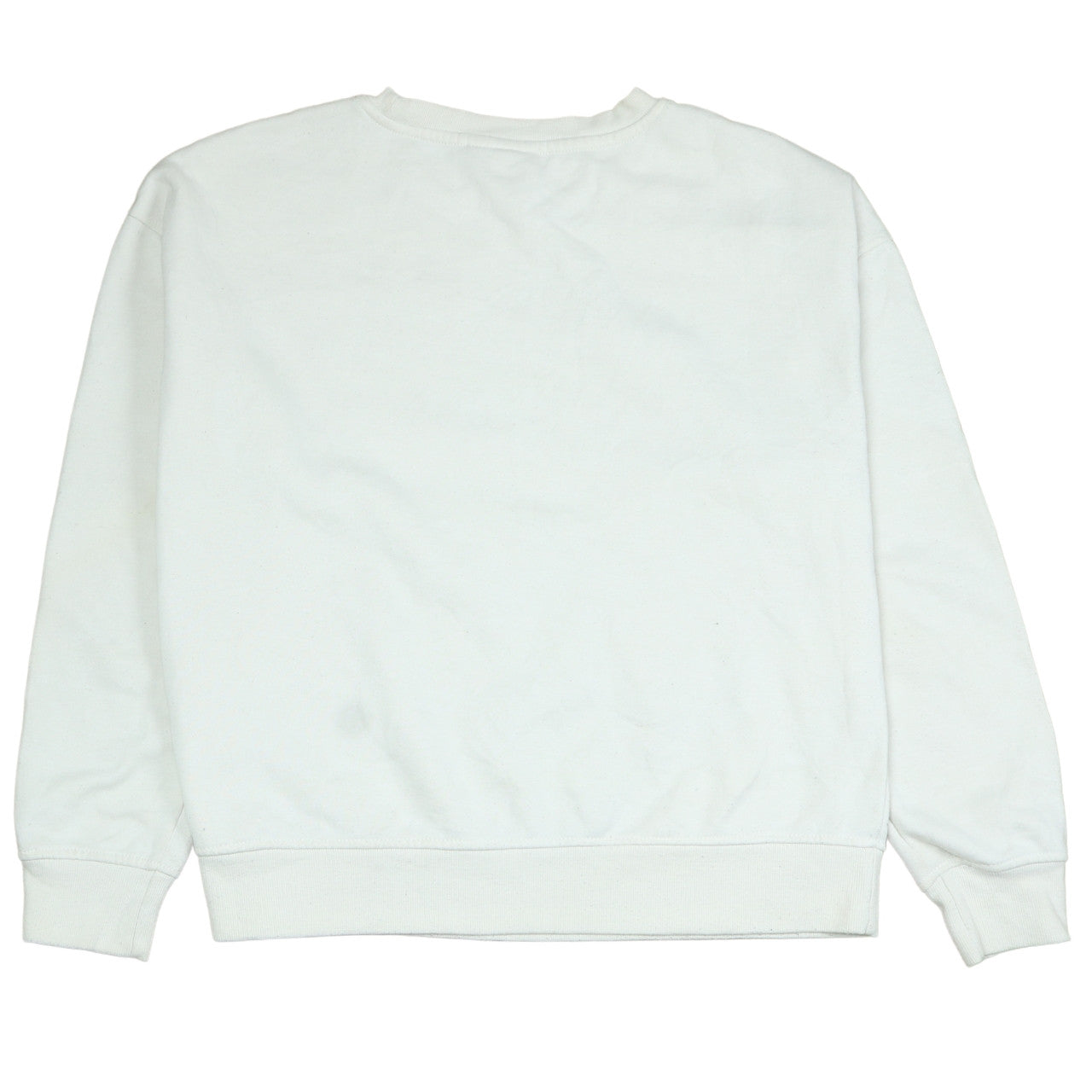 Disney Women White Mickey Mouse Pullover Sweatshirt Size S