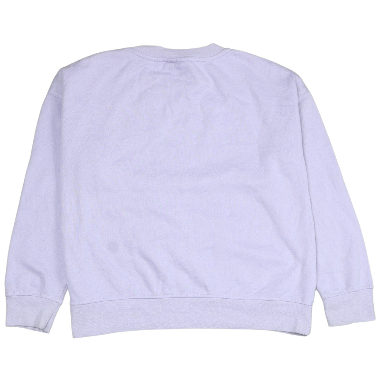 Disney Women Lilac Stitch Sweatshirt Size S Crew Neck Casual Pullover