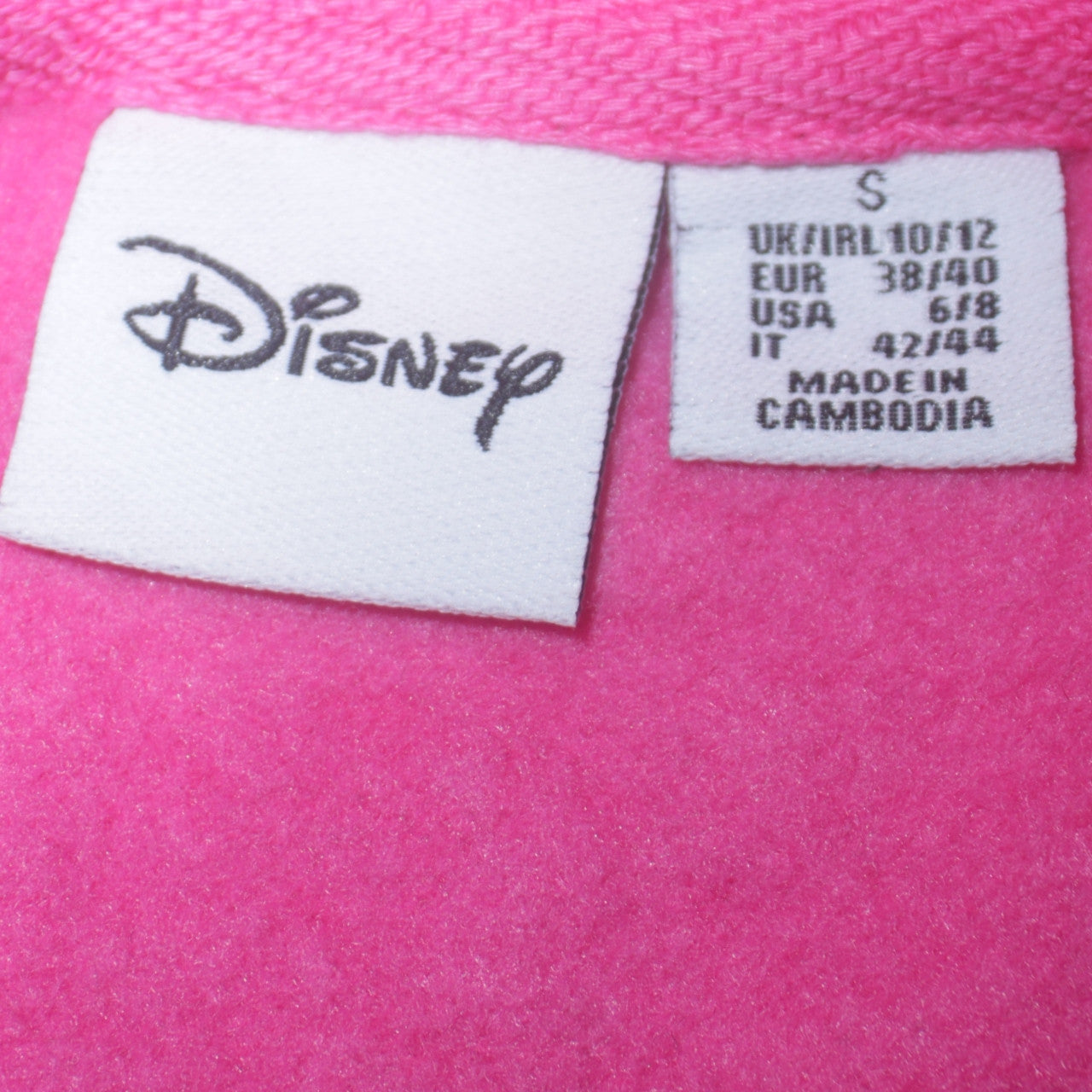 Disney Women Pink Minnie Mouse Pullover Sweatshirt UK 10/12