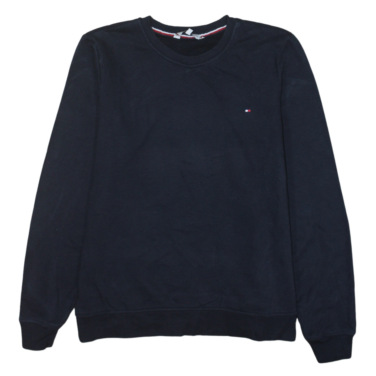 Tommy Hilfiger Men's Blue Crew Neck Pullover Sweatshirt Size S