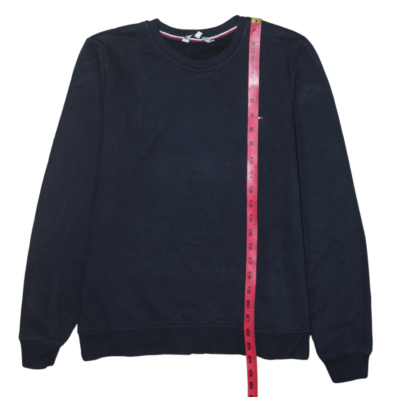 Tommy Hilfiger Men's Blue Crew Neck Pullover Sweatshirt Size S