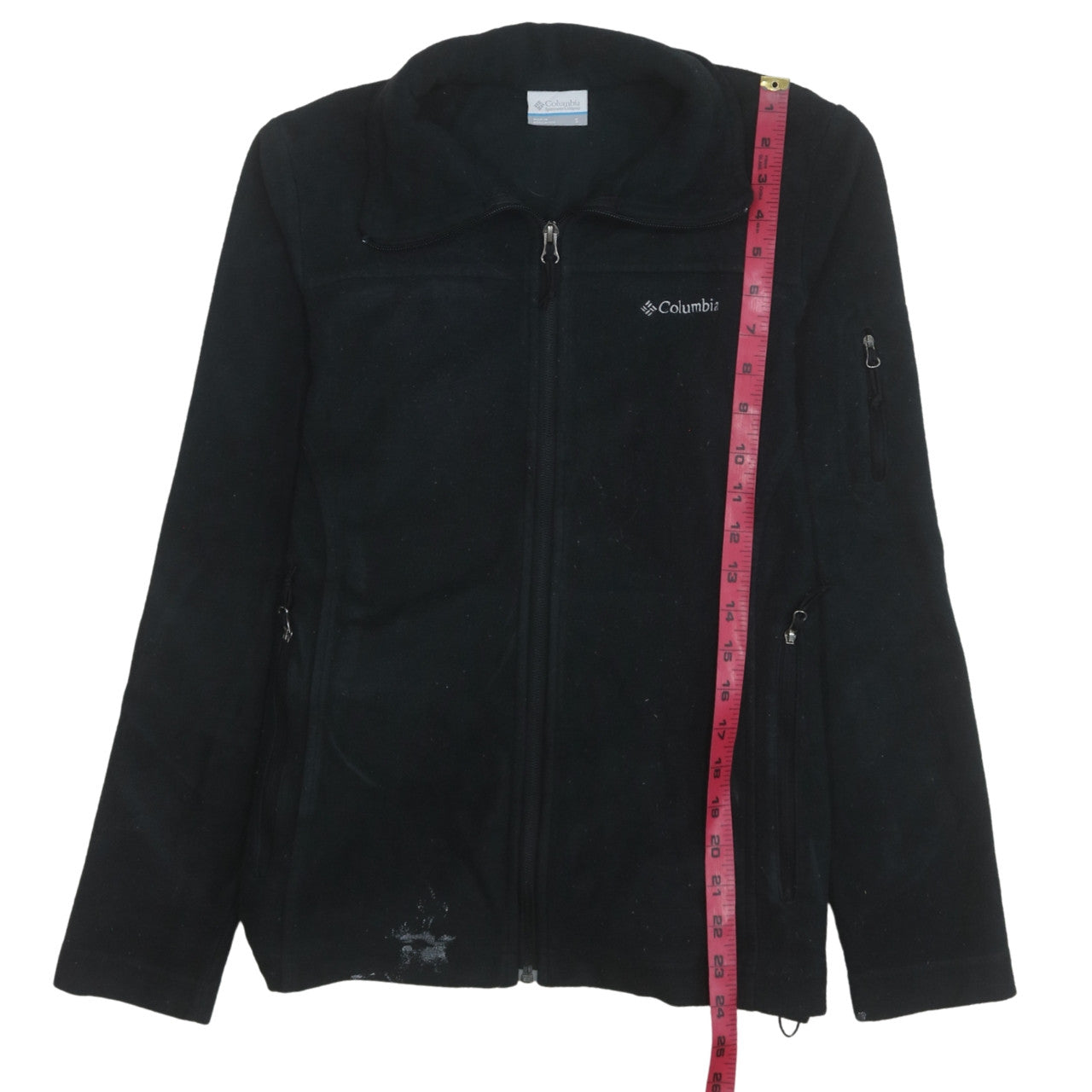 Columbia Men's Black Fleece Full Zip Jacket Size S Outdoor
