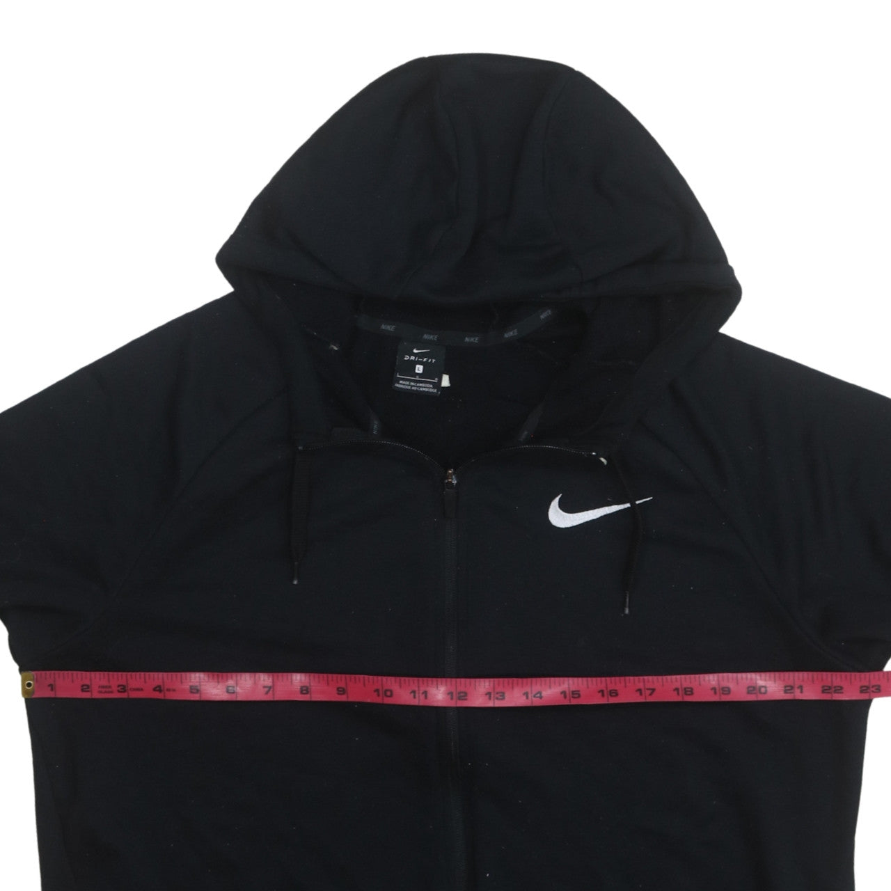 Nike Women’s Black Dri-FIT Full Zip Hoodie Size L
