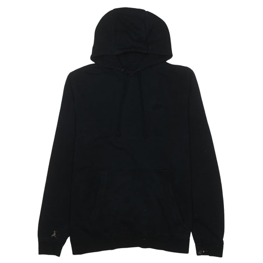 Nike Men's Black Pullover Fleece Hoodie Size L Regular Fit