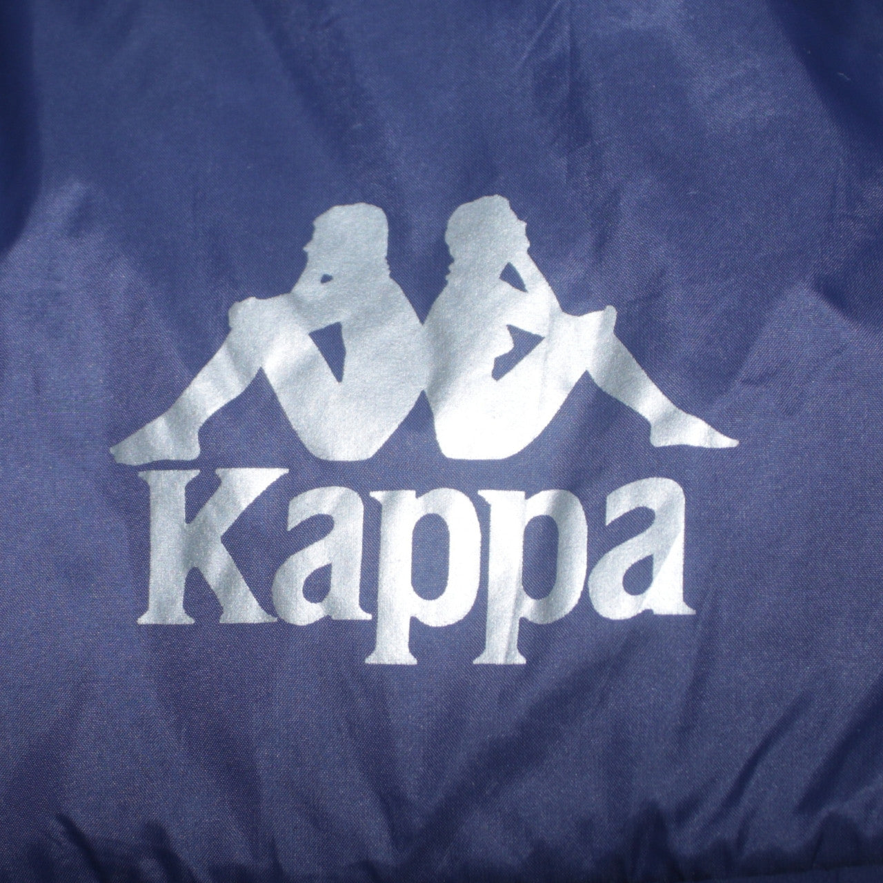 Kappa Men's Blue Hooded Puffer Jacket Size L Casual Sportswear