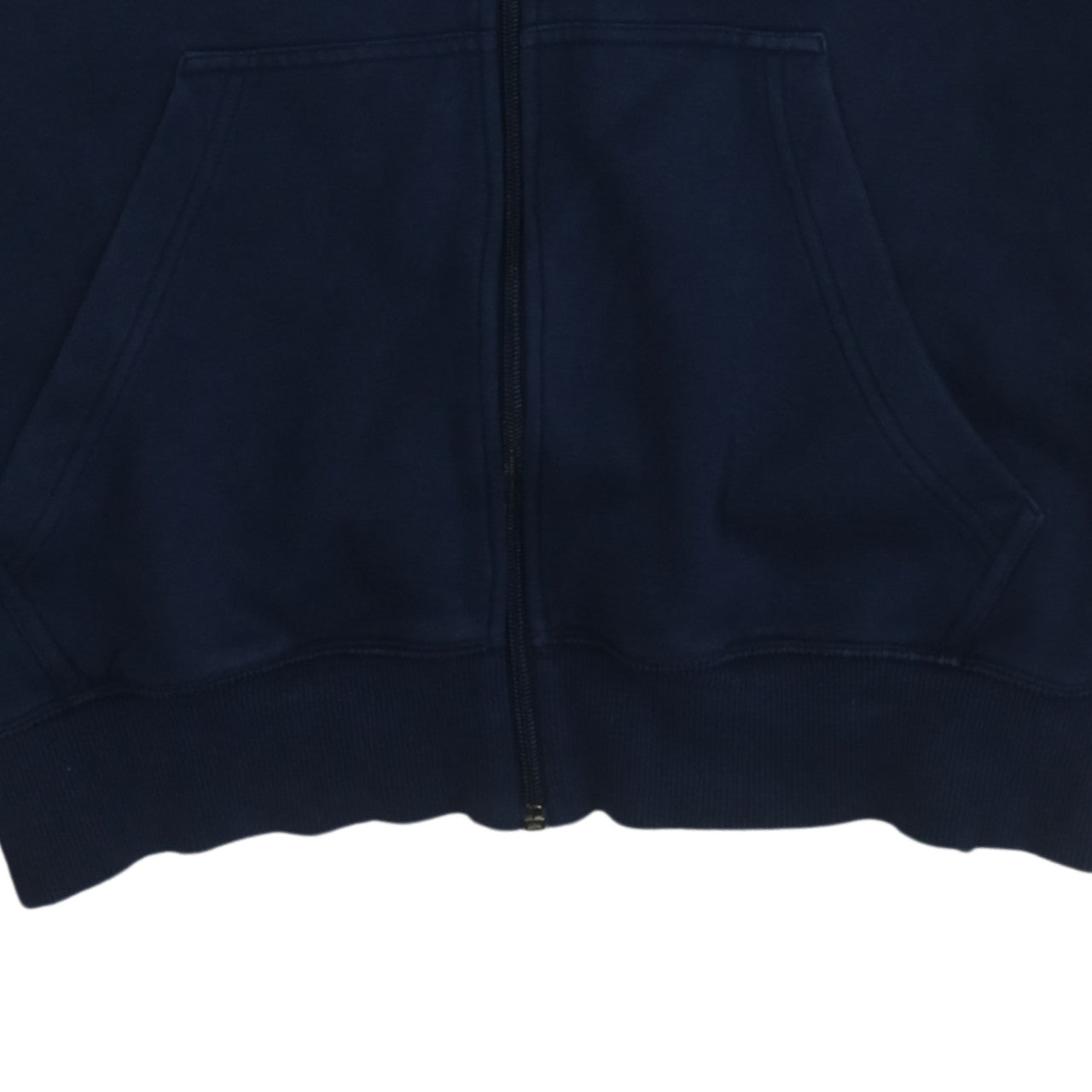 Adidas Men's Blue Full Zip Hoodie Size M Logo Sportswear
