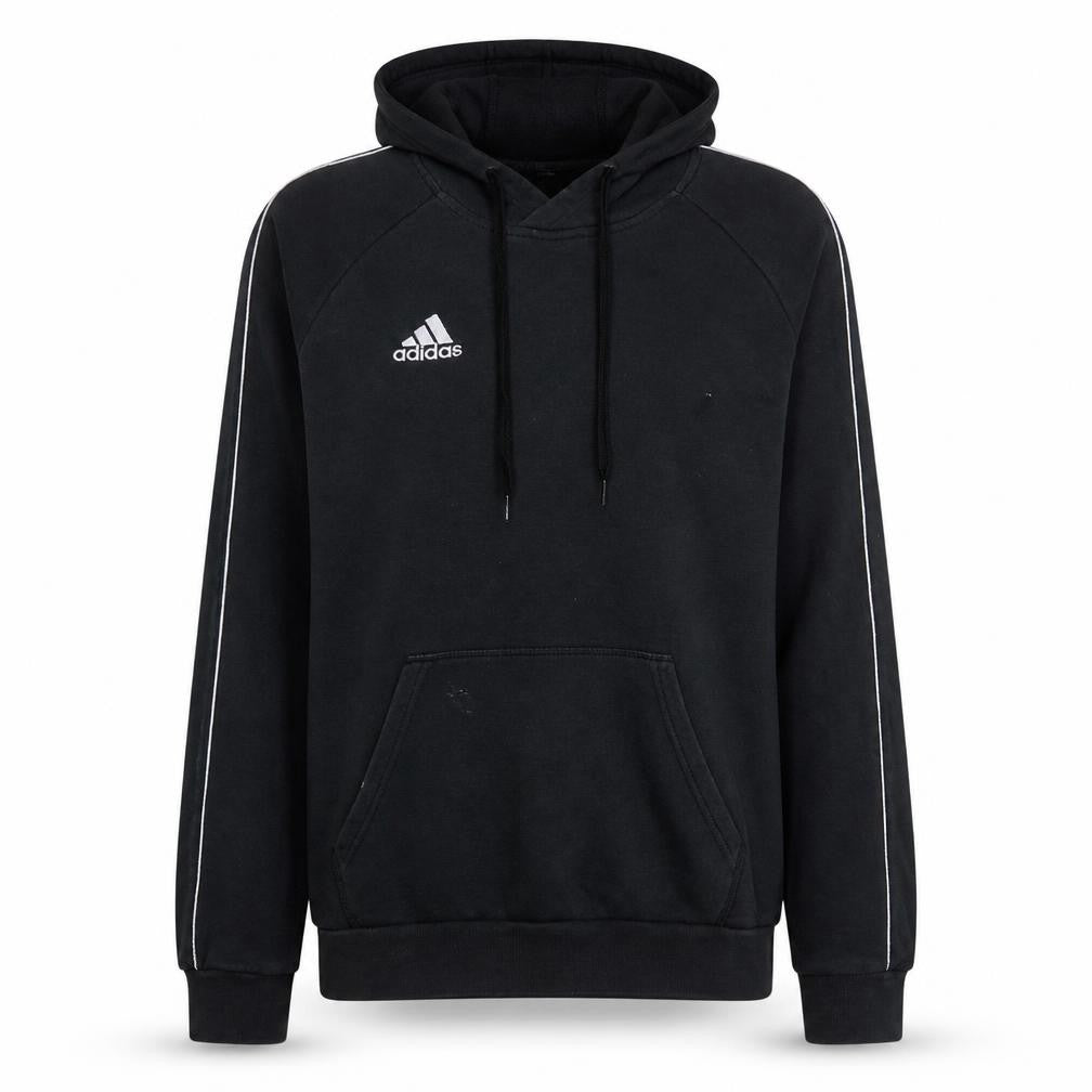 Adidas Men's Black Pullover Hoodie Size S Hooded Fleece Sweatshirt