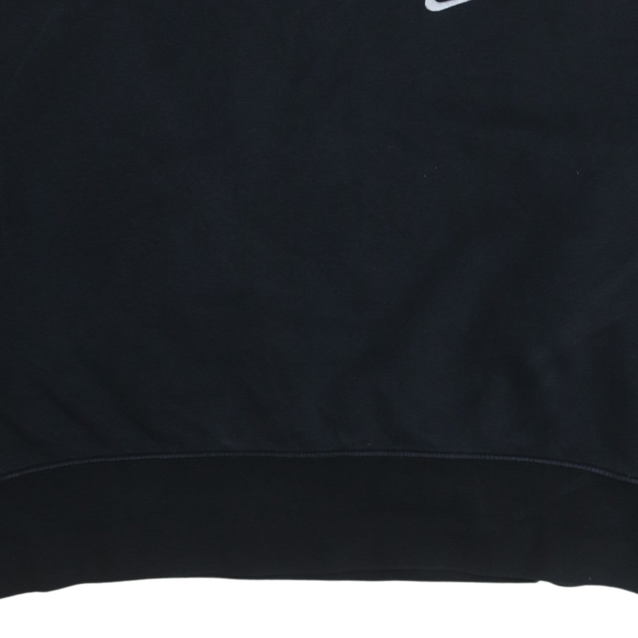 Nike Women Black L Pullover Sweatshirt Logo Cotton Blend