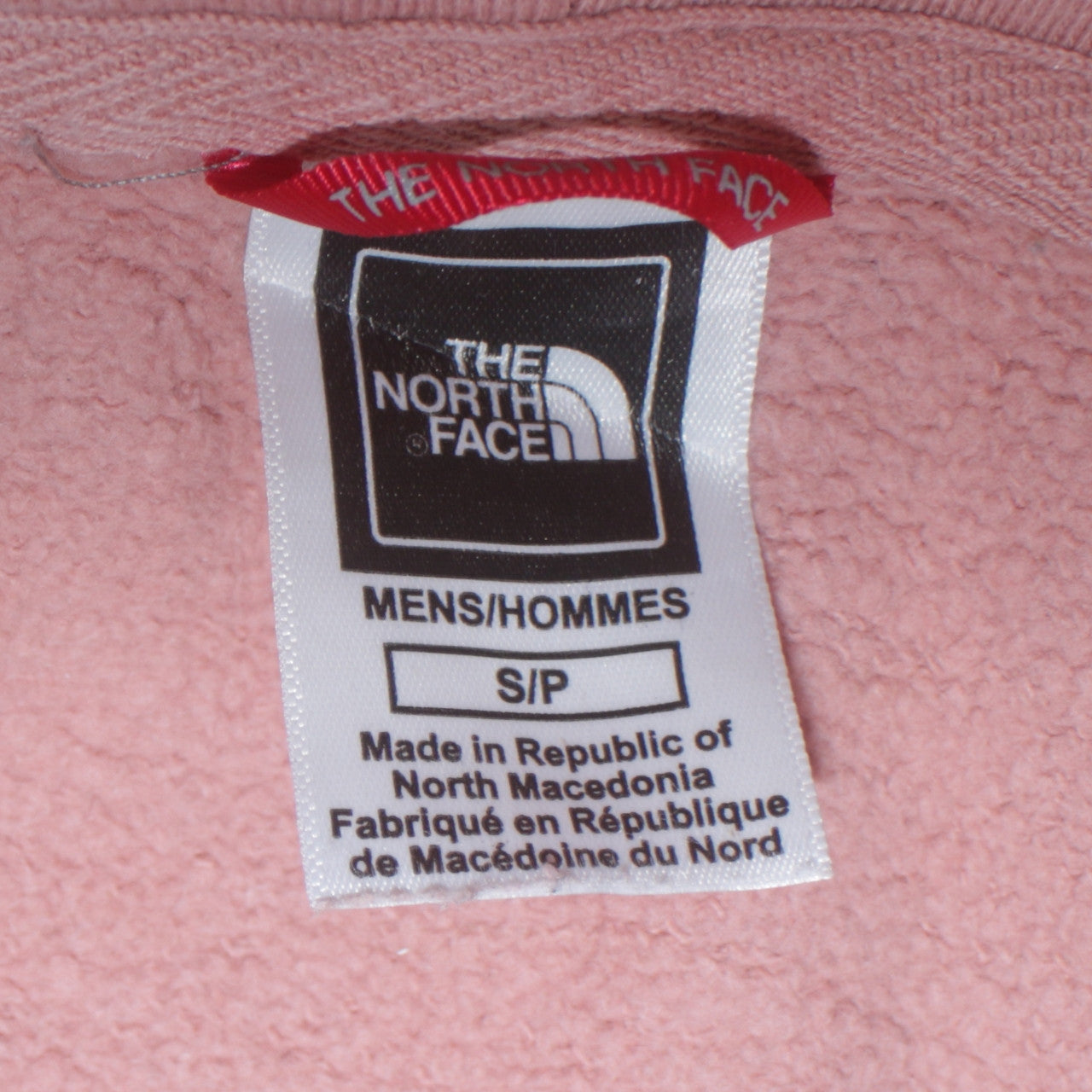 The North Face Men's Pink Pullover Hoodie Size S Fleece Outdoor