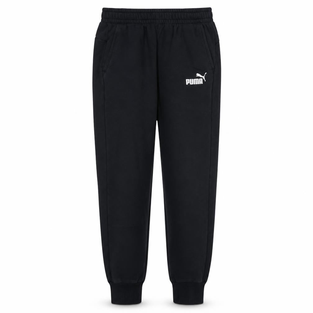 Puma Men's Black Jogger Sweatpants M Regular Fit with Logo