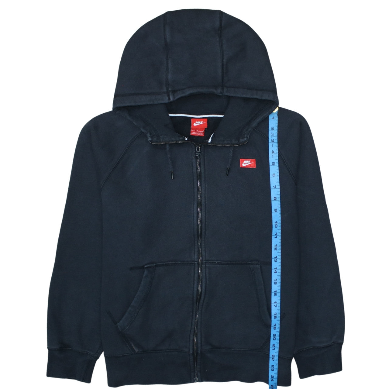 Nike Men's Black Full Zip Hooded Sweatshirt L Sportswear