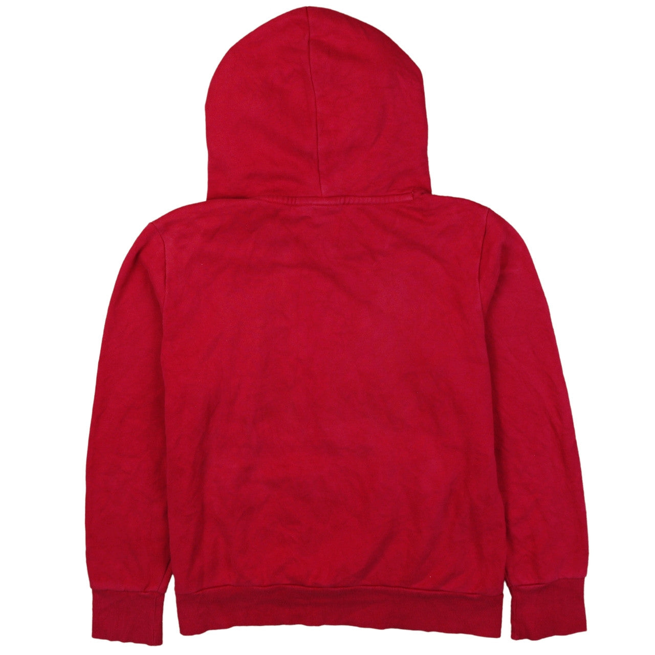 Puma Girls Red Hoodie UK 14 Pullover Cotton Blend Logo Sweatshirt
