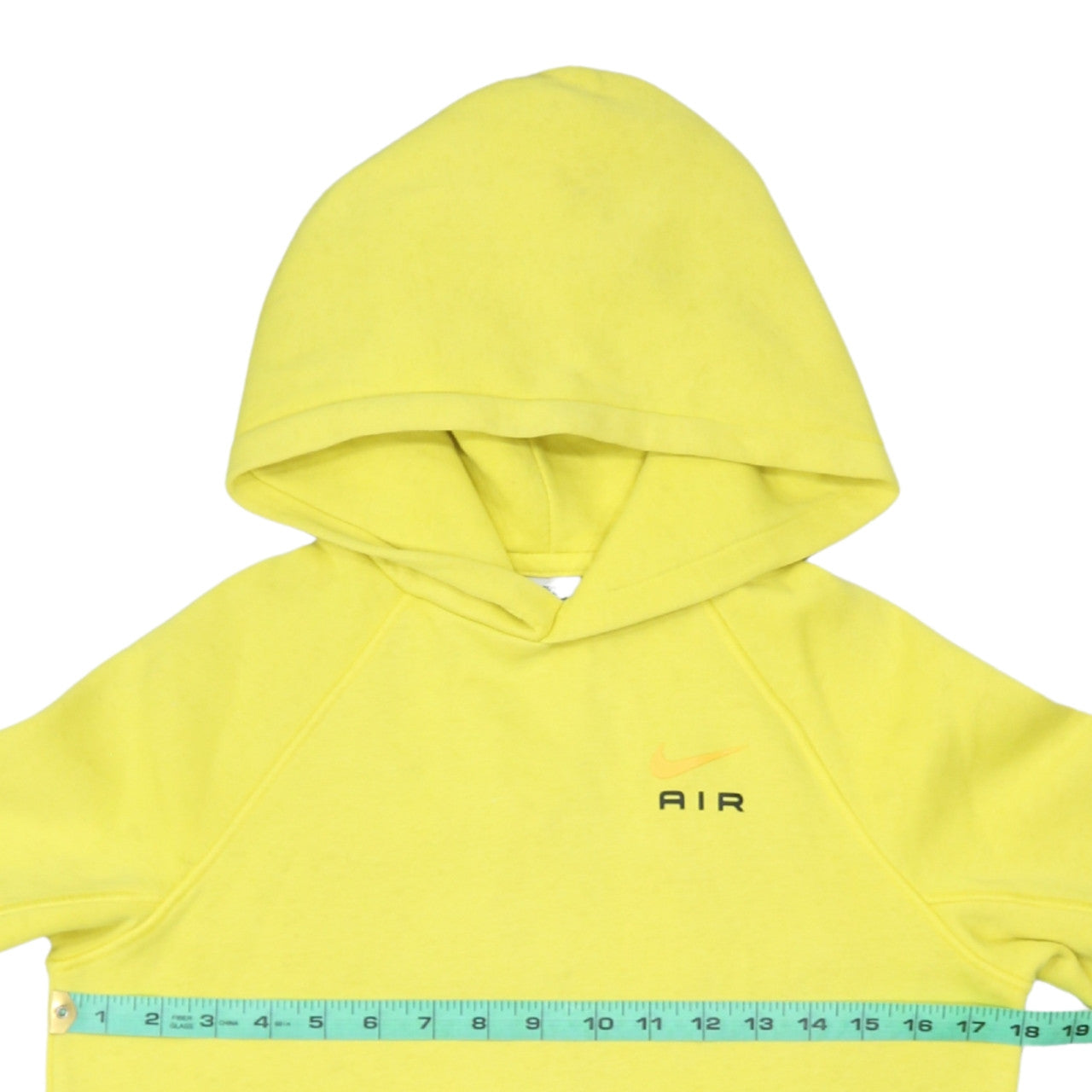 Nike Boys Yellow 'Air' Pullover Fleece Hoodie Size L (147-158cm)